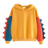 Women Sweatshirt Casual Print Long Sleeve Splice Dinosaur hoodies Sweatshirt Tops ropa mujer